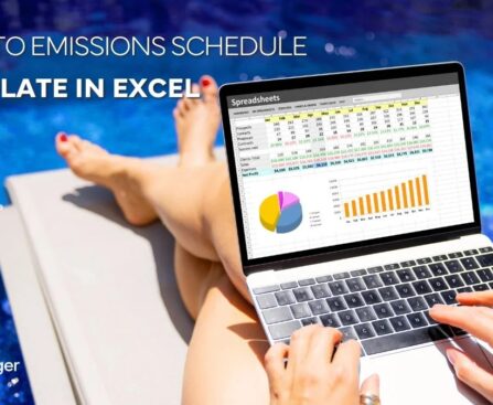 crypto emissions schedule template excel